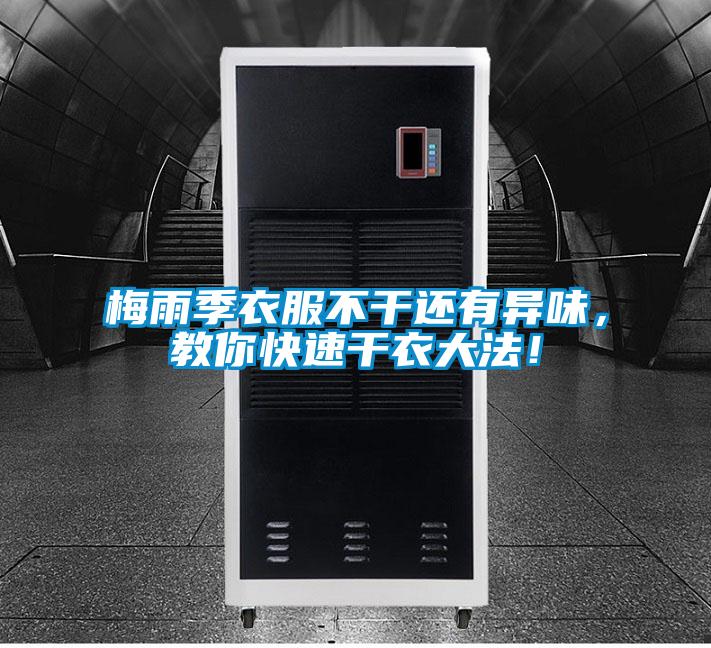 梅雨季衣服不干還有異味，教你快速干衣大法！