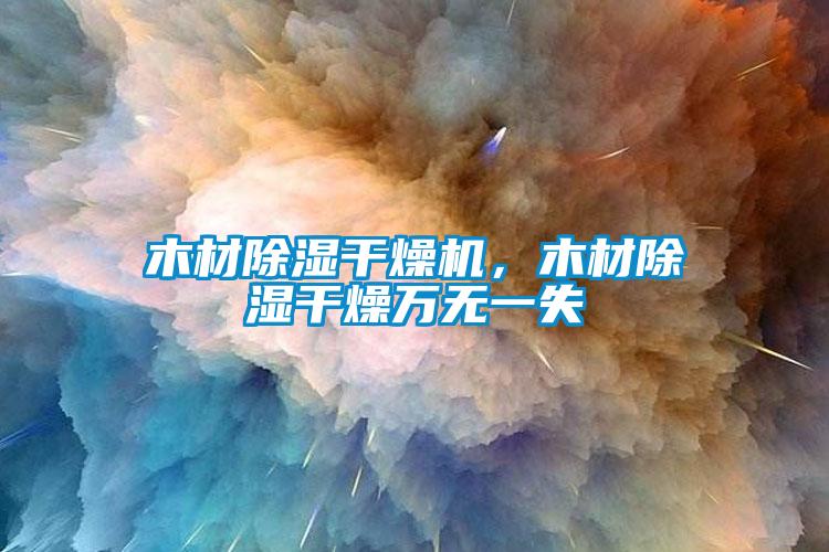 木材除濕干燥機，木材除濕干燥萬無一失