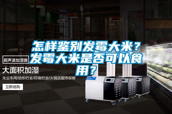 怎樣鑒別發霉大米？發霉大米是否可以食用？