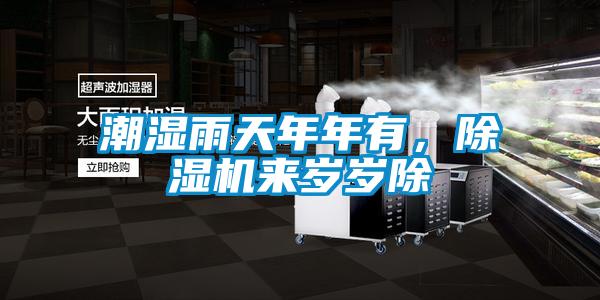 潮濕雨天年年有，除濕機來歲歲除