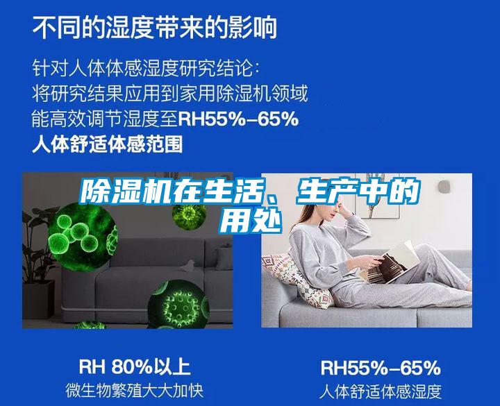 除濕機在生活、生產中的用處