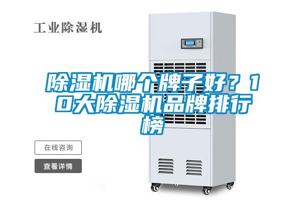 除濕機哪個牌子好？10大除濕機品牌排行榜