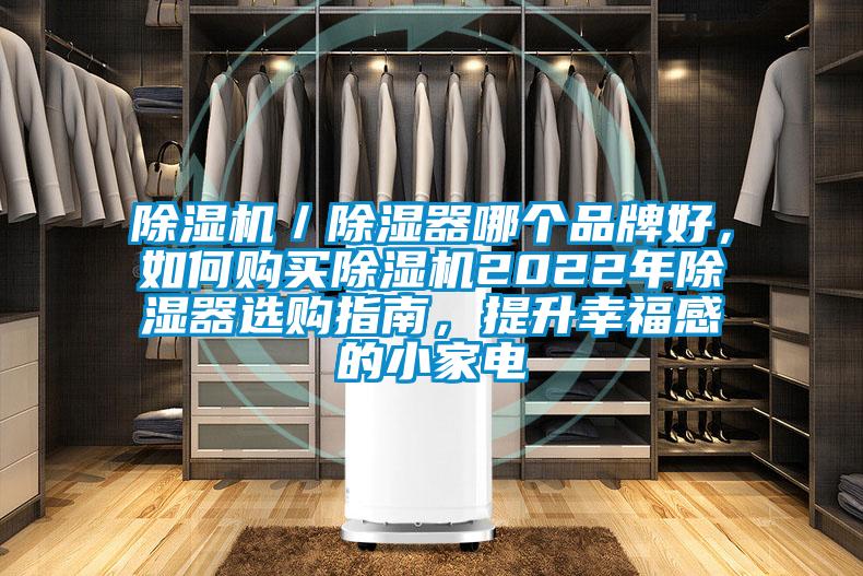 除濕機／除濕器哪個品牌好，如何購買除濕機2022年除濕器選購指南，提升幸福感的小家電