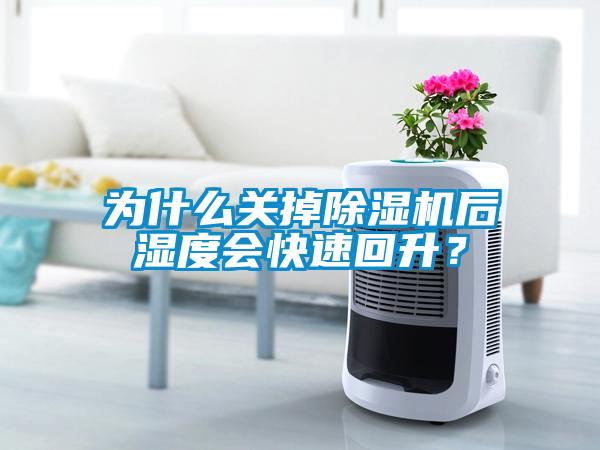 為什么關(guān)掉除濕機后濕度會快速回升？