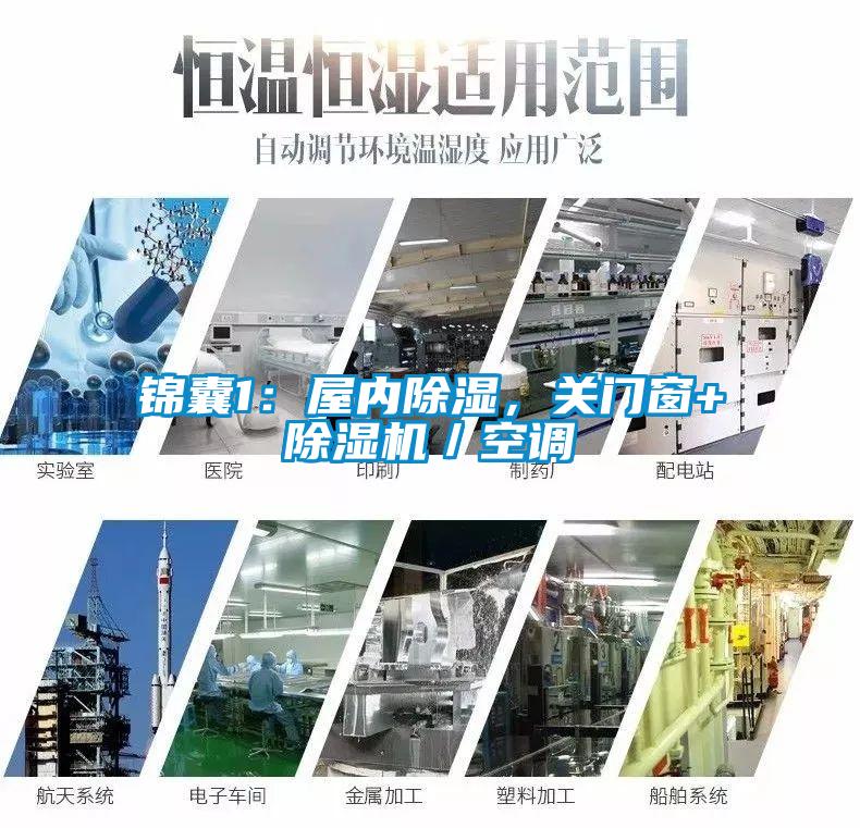 錦囊1：屋內(nèi)除濕，關(guān)門(mén)窗+除濕機(jī)／空調(diào)