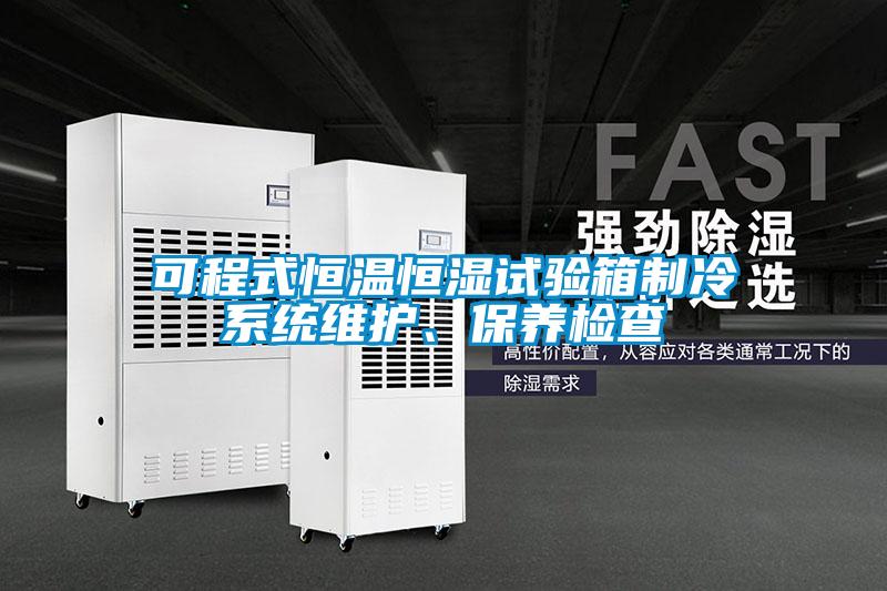 可程式恒溫恒濕試驗箱制冷系統維護、保養檢查