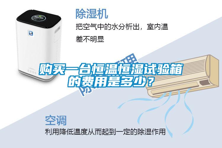 購(gòu)買(mǎi)一臺(tái)恒溫恒濕試驗(yàn)箱的費(fèi)用是多少？