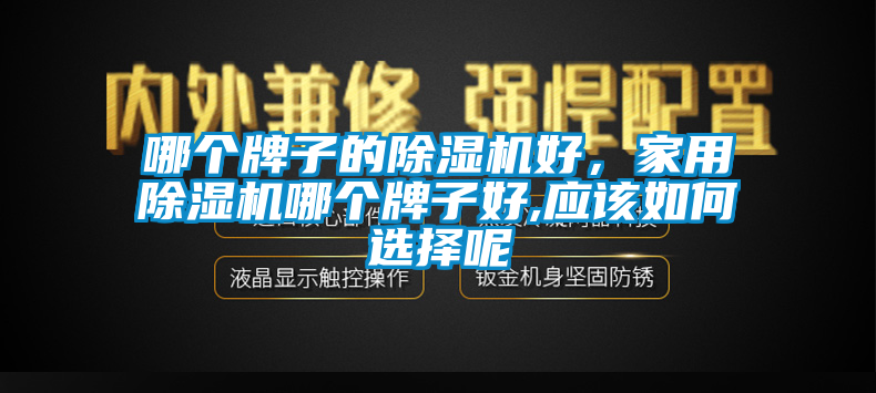 哪個牌子的除濕機好，家用除濕機哪個牌子好,應該如何選擇呢