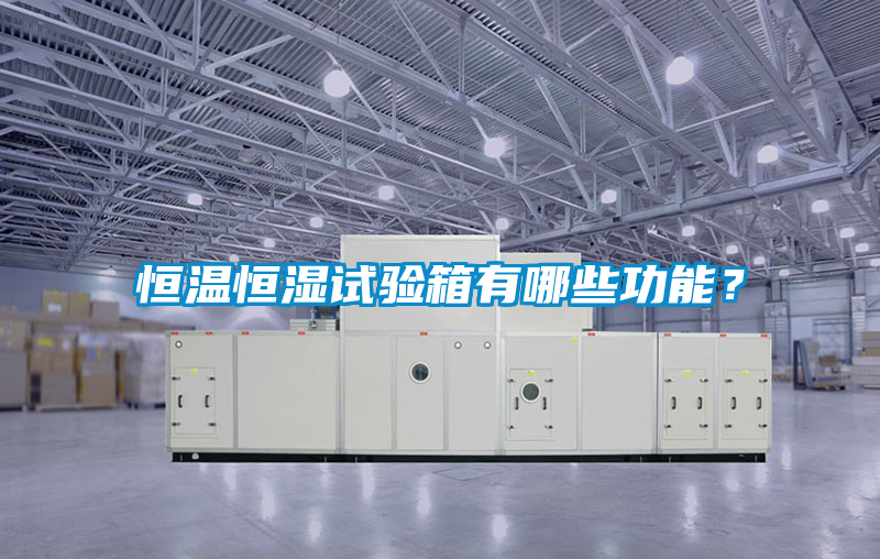 恒溫恒濕試驗(yàn)箱有哪些功能？