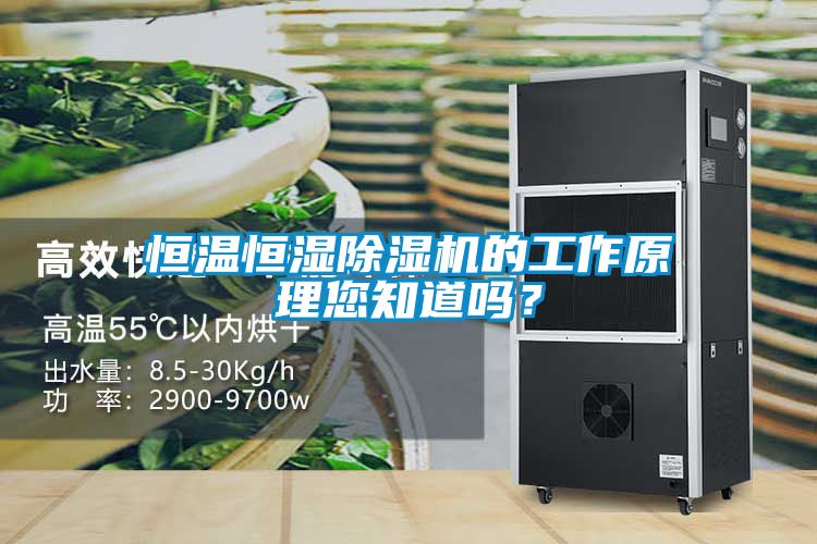 恒溫恒濕除濕機的工作原理您知道嗎？