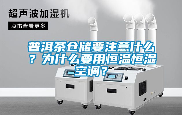 普洱茶倉(cāng)儲(chǔ)要注意什么？為什么要用恒溫恒濕空調(diào)？